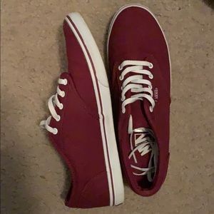Burgundy Vans